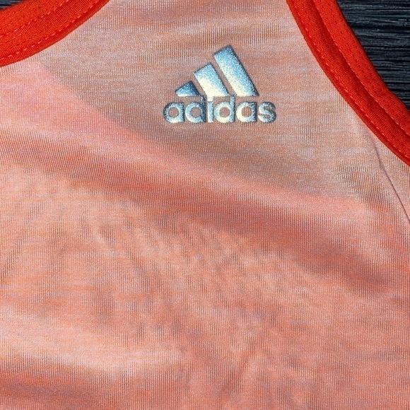 SzS Adidas two toned orange Climalite Racerback tank VGUC - Picture 2 of 4